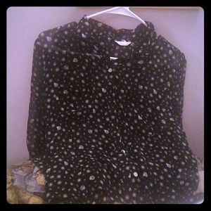 Black button up shirt